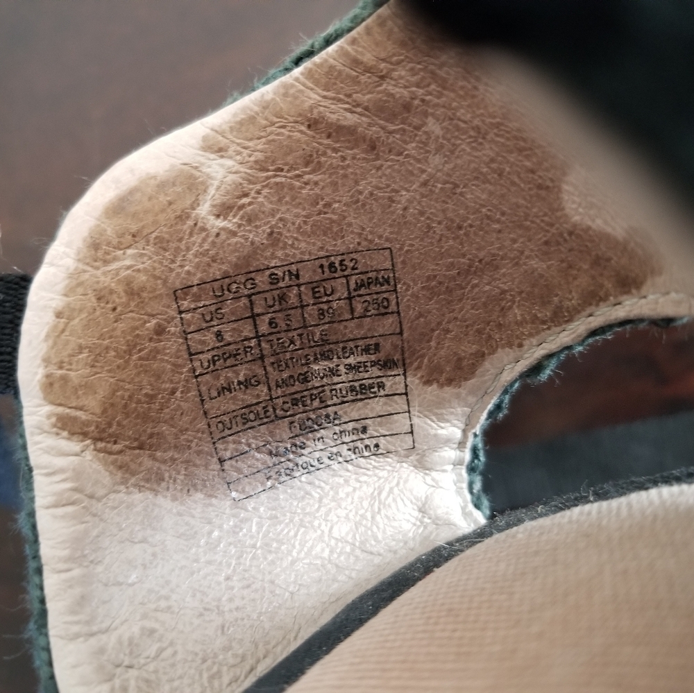 UGG AUSTRALIA "Delmar" Espadrilles, Olive Green- Size 6 - Picture 5 of 8